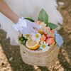 Minimalists Will Swoon Over This Orange-and-Blue Wedding at Ruth Bancroft Garden in Walnut Creek, California