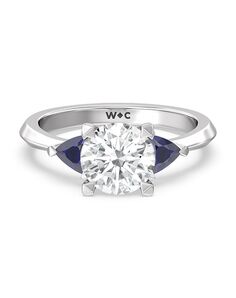 With Clarity Unique Princess, Cushion, Round, Oval Cut Engagement Ring