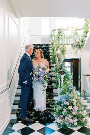 Couple Portraits on Staircase