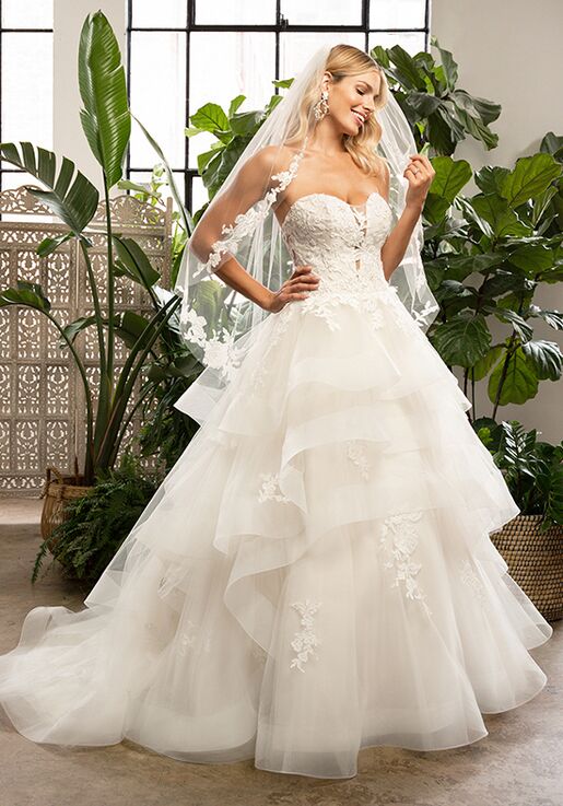 Beloved by Casablanca Bridal BL323 Everlee Ball Gown Wedding Dress - 2