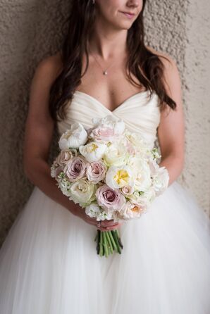Ivory, Blush, Lavender Bridal Bouquet
