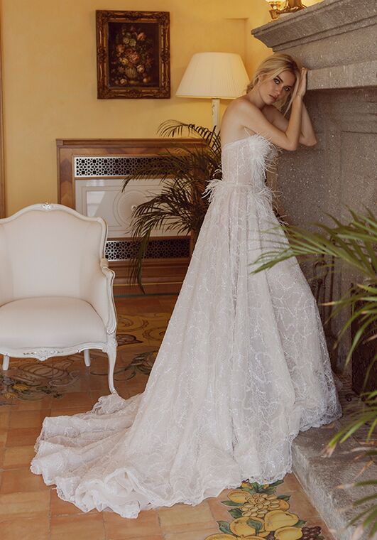 Amalfi Passion collection by Ricca Sposa Massimo 24-008 A-Line Wedding Dress - 2