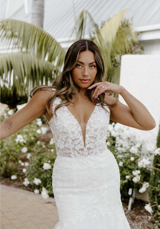 Stella York 7630 Fit-and-Flare Wedding Dress - 2