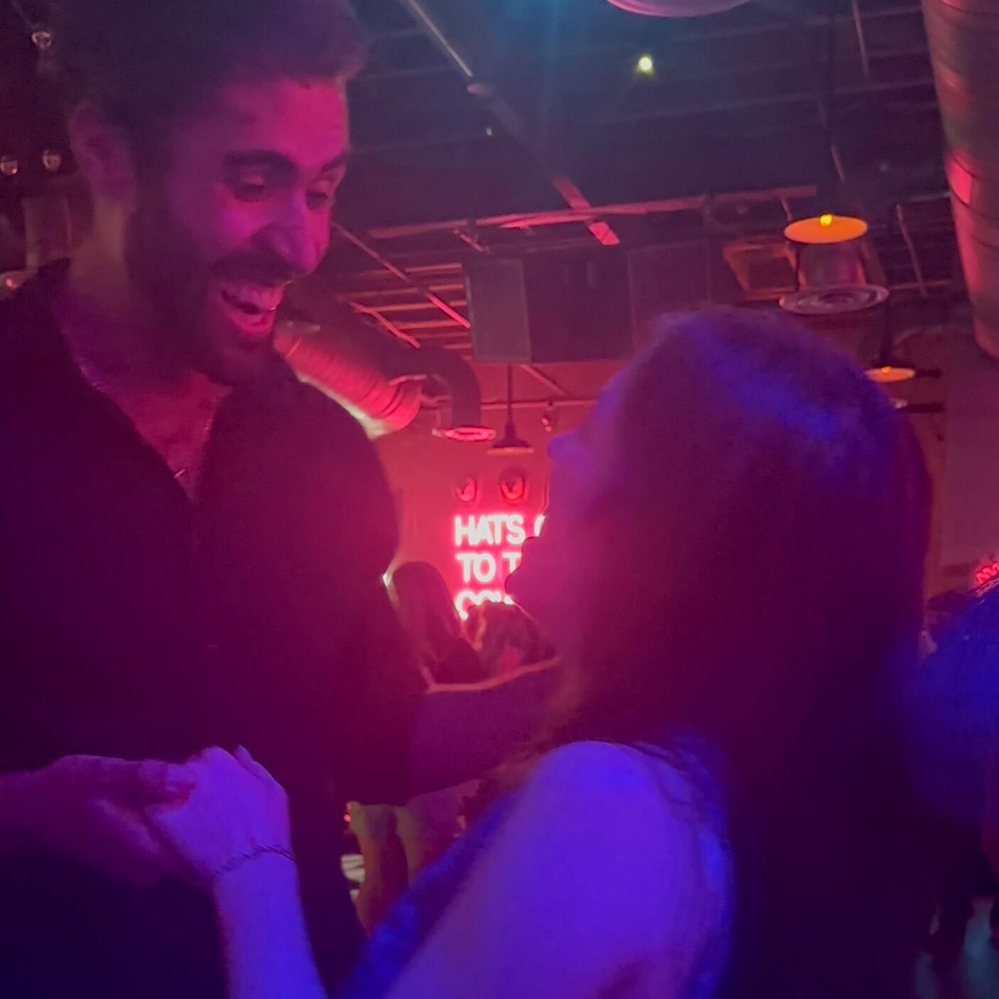 Picture of A classic story: a boy asks a girl to dance.