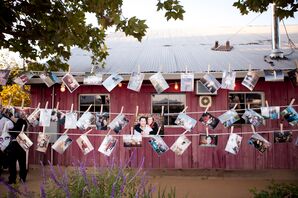 Clothesline Photo Display
