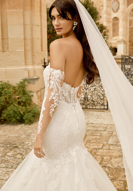 Sincerity Bridal 44481 Mermaid and Trumpet Wedding Dress - 3