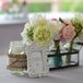 The DIY décor, largely homemade by Leigh and her mother, gave the woodsy venue a rustic, crafty look. rnrn