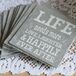 Festive Gray Cocktail Napkins