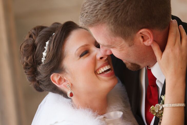 Happy Shot of Bride and Groom