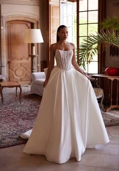 Moonlight Collection J6998 A-Line Wedding Dress