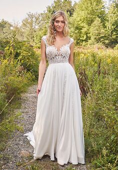 Lillian West 66334 A-Line Wedding Dress
