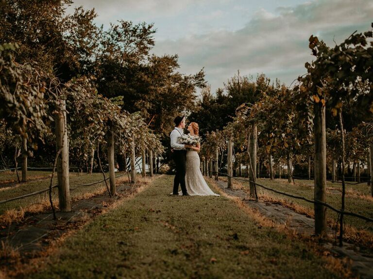 mision lago bride and groom