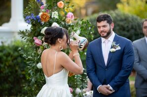 Native American Wedding Tradition at The Merrimon-Wynne House in Raleigh, North Carolina