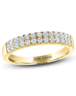 Kay Jewelers THE LEO Diamond Anniversary Band 3/8 ct tw Round-cut 14K Yellow Gold Gold Wedding Ring