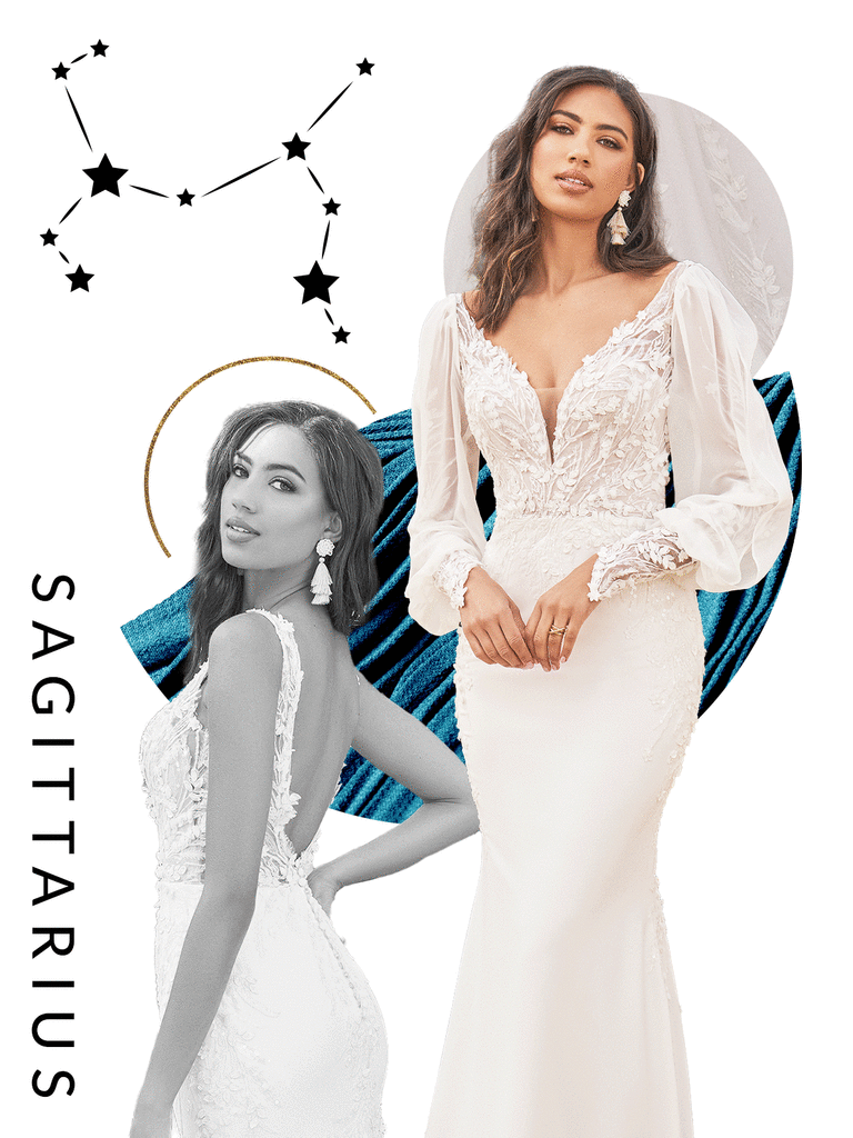Lillian West style 66265 fit and flare beaded dress with detachable long sleeves