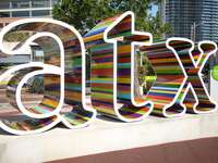 austin atx colorful sign