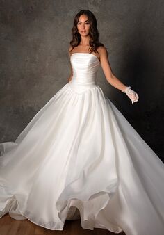Essense of Australia D4454 A-Line Wedding Dress