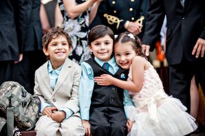 Young Children at Wedding Celebration