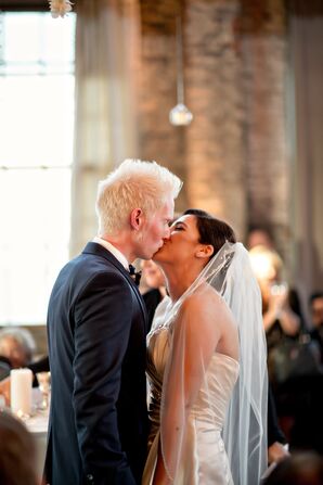 First Kiss as Husband and Wife