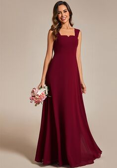 Ever-Pretty ESS0017 Square Bridesmaid Dress
