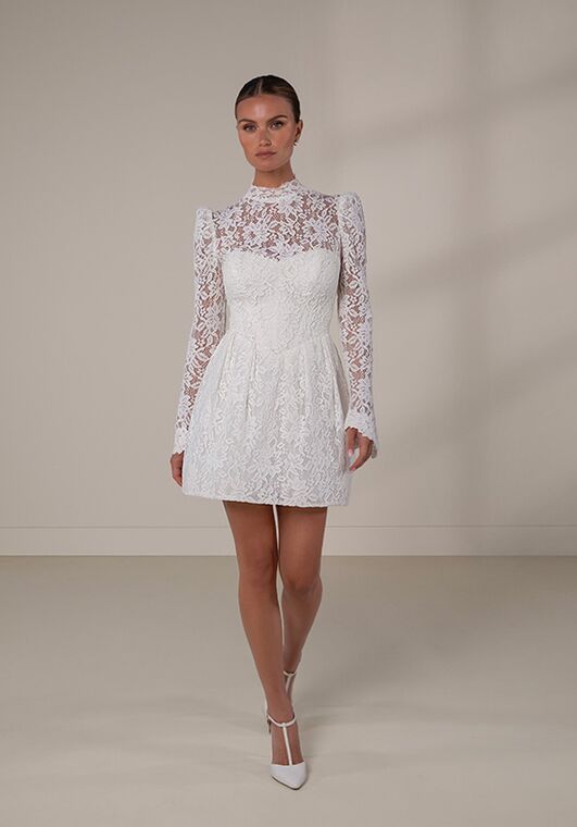 Martina Liana Luxe LE1438-Mini A-Line Wedding Dress - 3