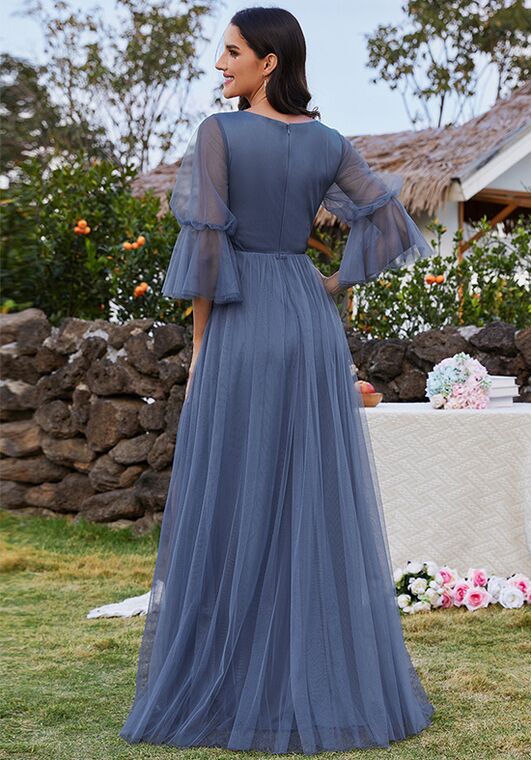 Ever-Pretty ESS0003 Illusion Bridesmaid Dress - 2