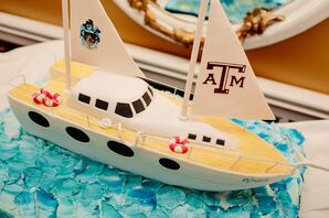 Sailboat Groom's Cake