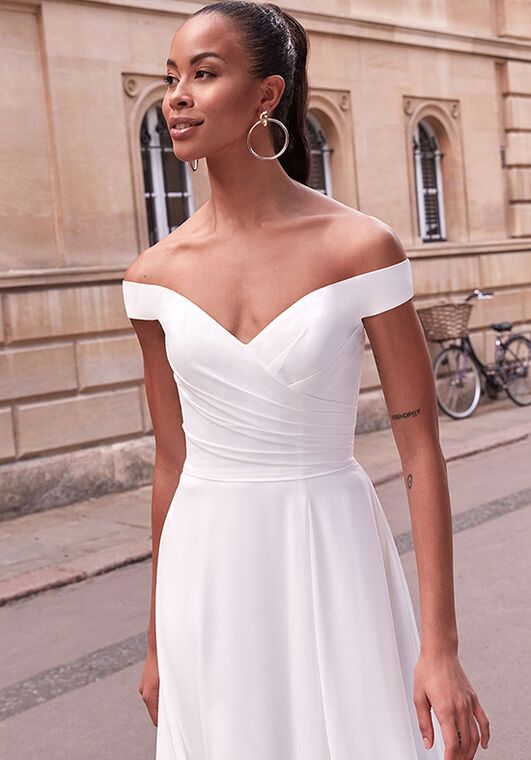 Adore by Justin Alexander Felicity A-Line Wedding Dress - 4