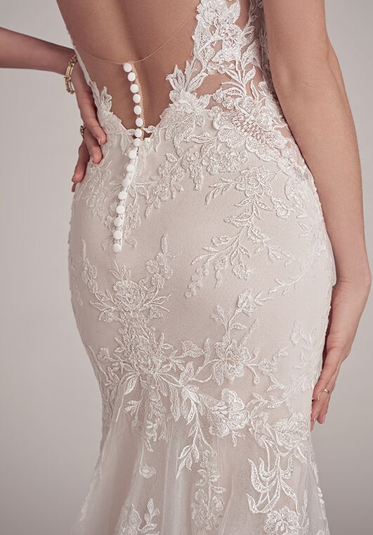 Maggie Sottero SAMANTHA Sheath Wedding Dress - 2