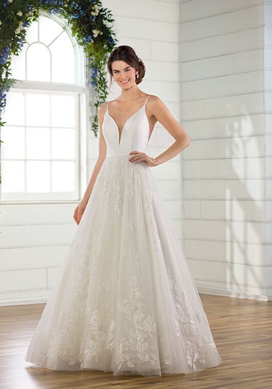 Essense of Australia D2810 Ball Gown Wedding Dress - 2