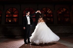 Lazaro Silk and Tulle Ball Gown