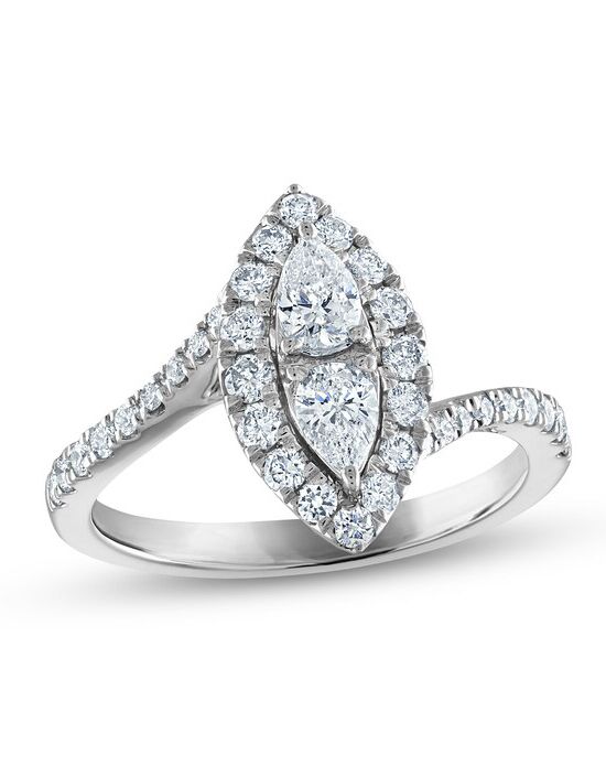 Kay Jewelers Unique Pear Cut Engagement Ring - 1