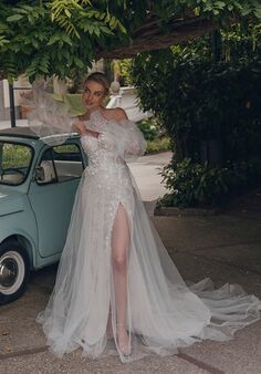 Amalfi Passion collection by Ricca Sposa Paola 24-023 Fit-and-Flare Wedding Dress