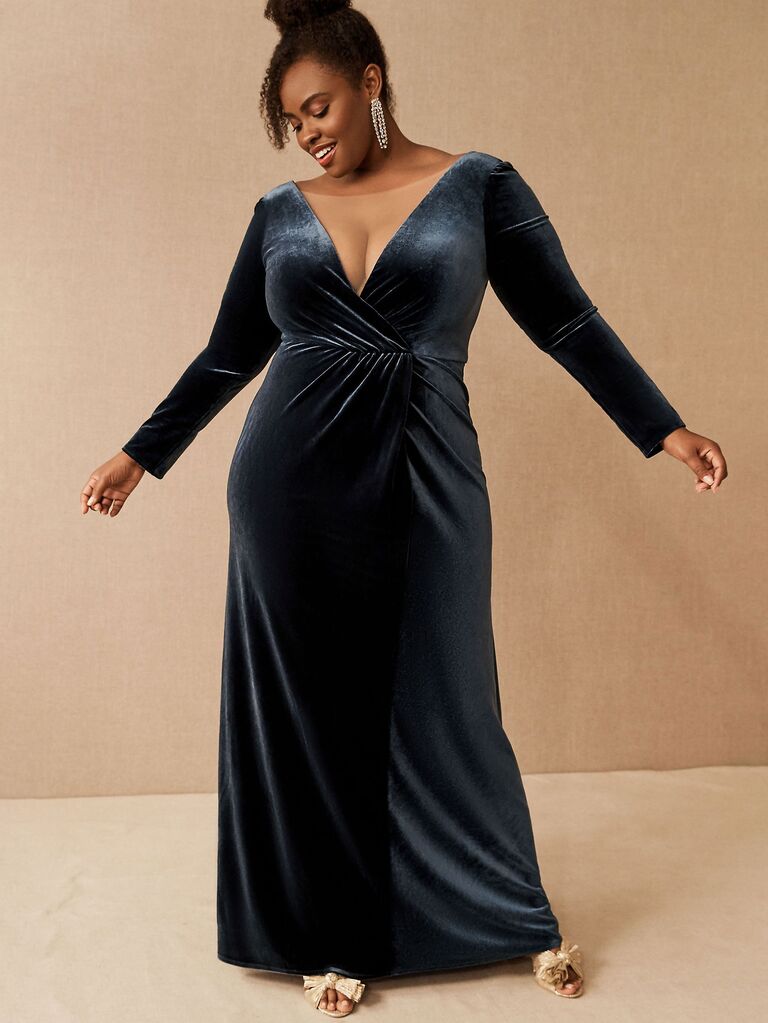 These 27 LongSleeve Wedding Guest Dresses Are So Elegant