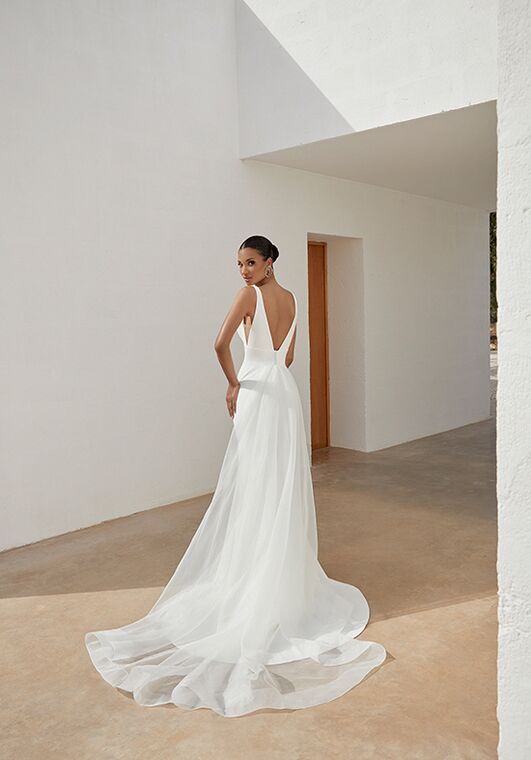 Adore by Justin Alexander Alba Fit-and-Flare Wedding Dress - 4