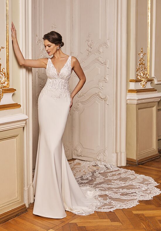 Val Stefani Marquise Mermaid Wedding Dress - 1