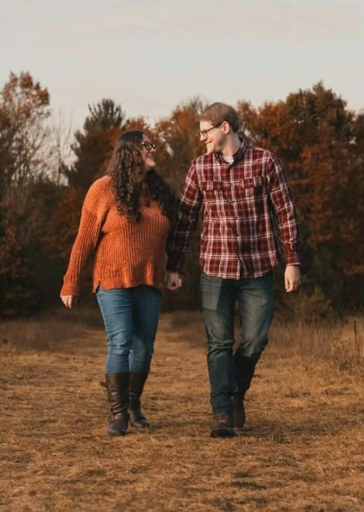 Fall photo from our first couples photoshoot.