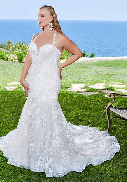 Casablanca Bridal 2399 Annika Mermaid and Trumpet Wedding Dress - 4