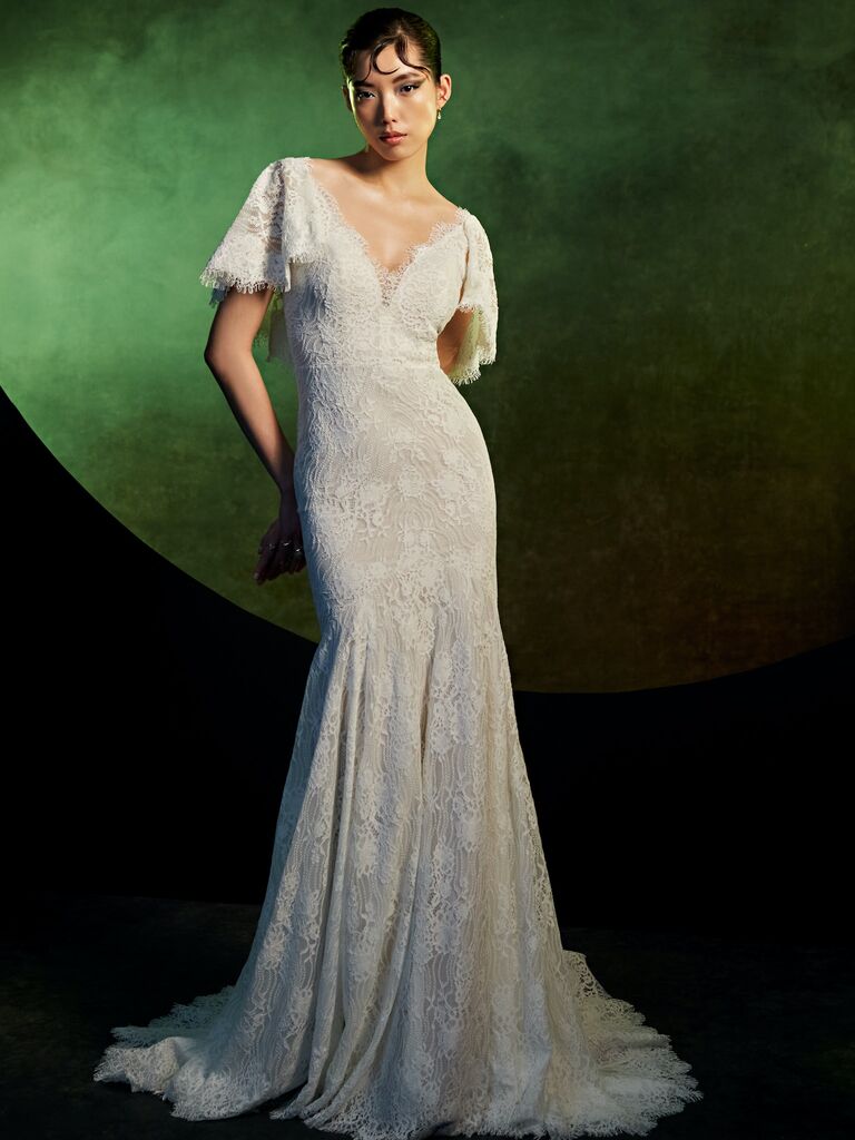Transitional wedding dress trend, BFW 2024. 