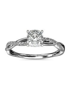 Blue Nile Cushion Cut Engagement Ring