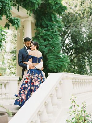 Bride and Groom at Wedding at Villa Montalvo at the Montalvo Arts Center in Saratoga, California