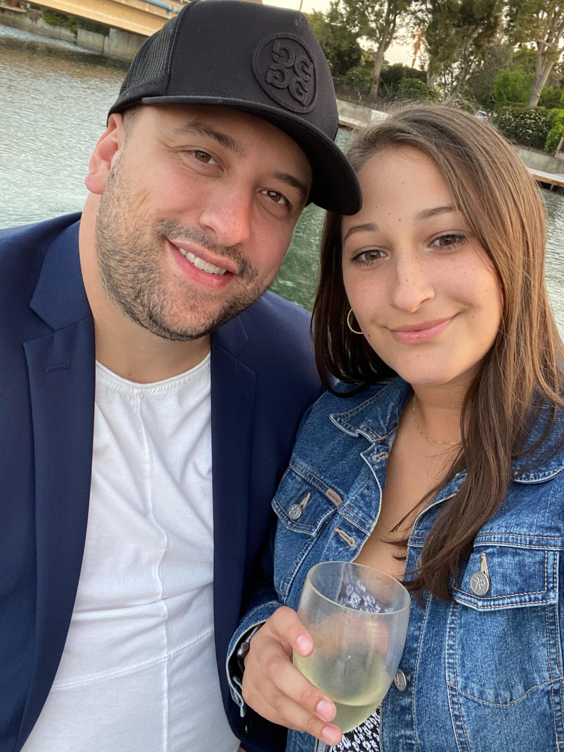 Celebrated Greg's birthday with a boat cruise in Huntington Harbor!