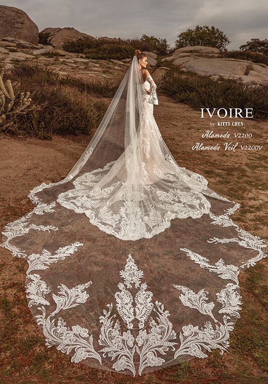 IVOIRE by KITTY CHEN ALAMEDA, V2200 Sheath Wedding Dress - 3