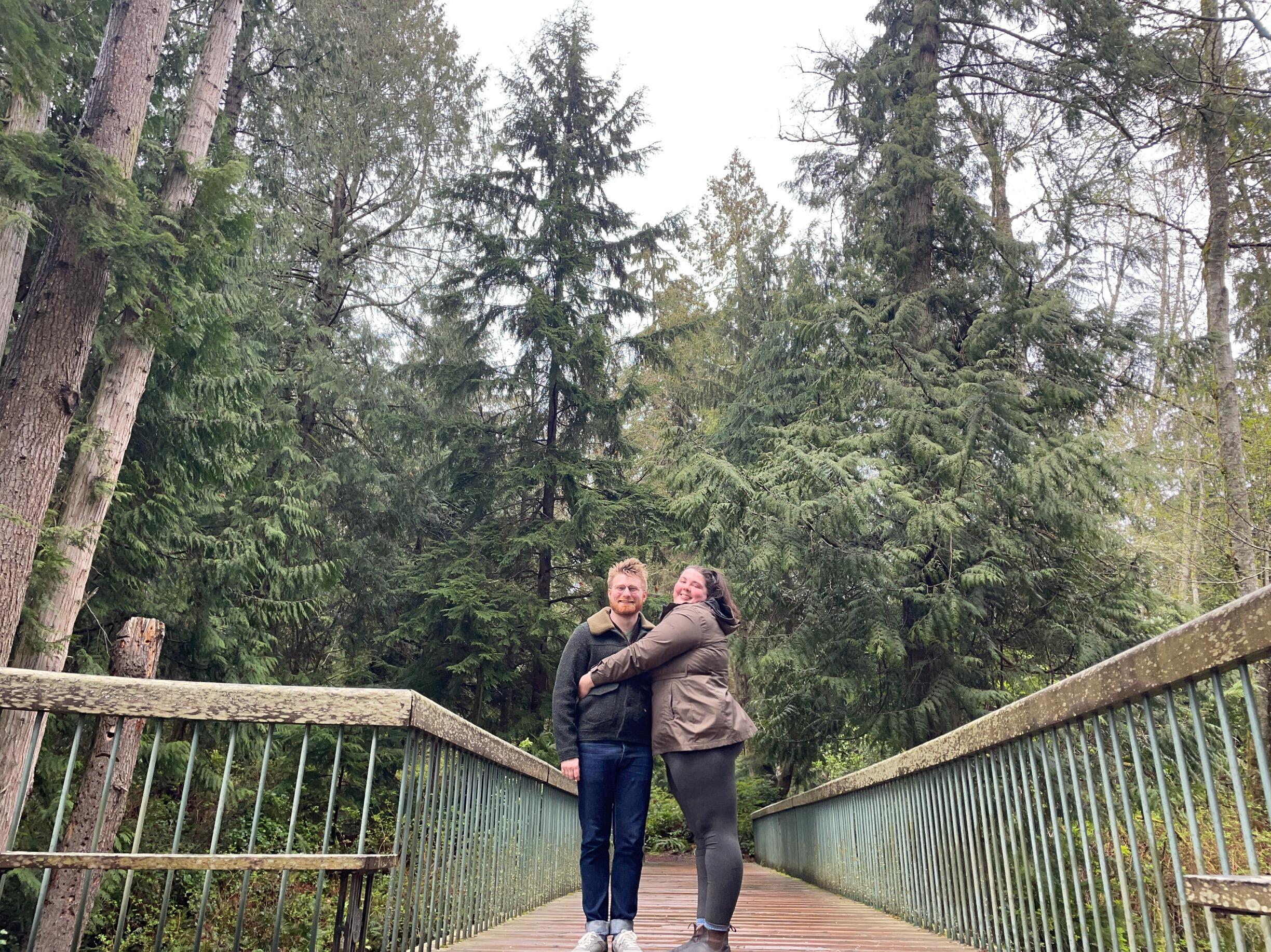 One of our first dates at Bloedel Reserve on Bainbridge Island