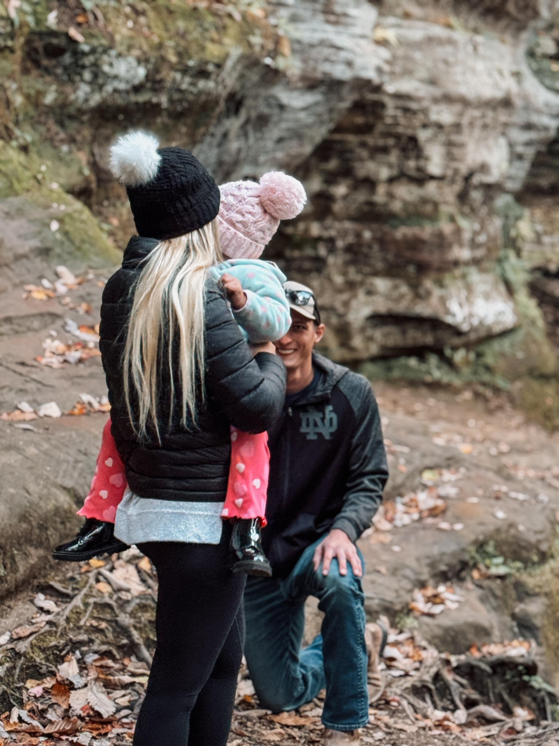 He proposed! 