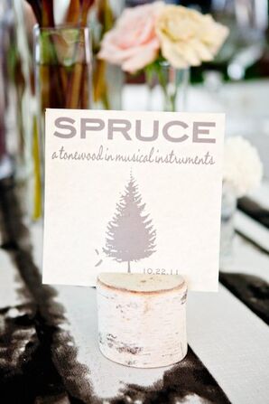 Rustic Reception Table Decor