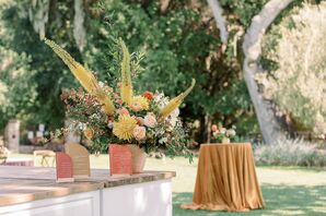 Cocktail Hour Decor at Santa Lucia Preserve in Carmel Valley, California