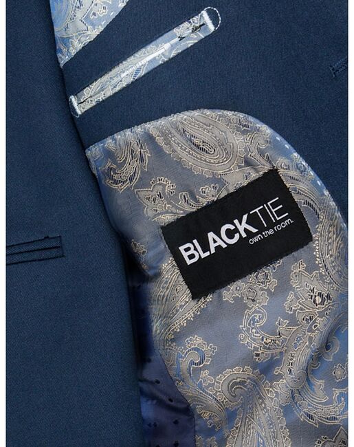 BLACKTIE "Liam" Midnight Blue Suit (5-Piece Set) Flower Girl Dress and Ring Bearer Outfit - 2