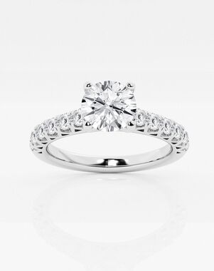 Grown Brilliance Round Cut Engagement Ring