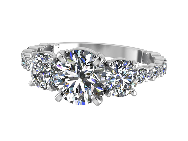 Forevermark Integre Perfect three-stone ring